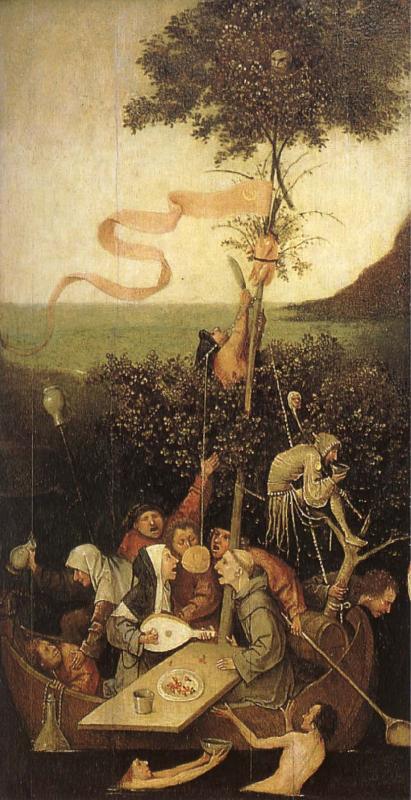 unknow artist Hieronymos Bosch, Ship of Fools oil painting picture